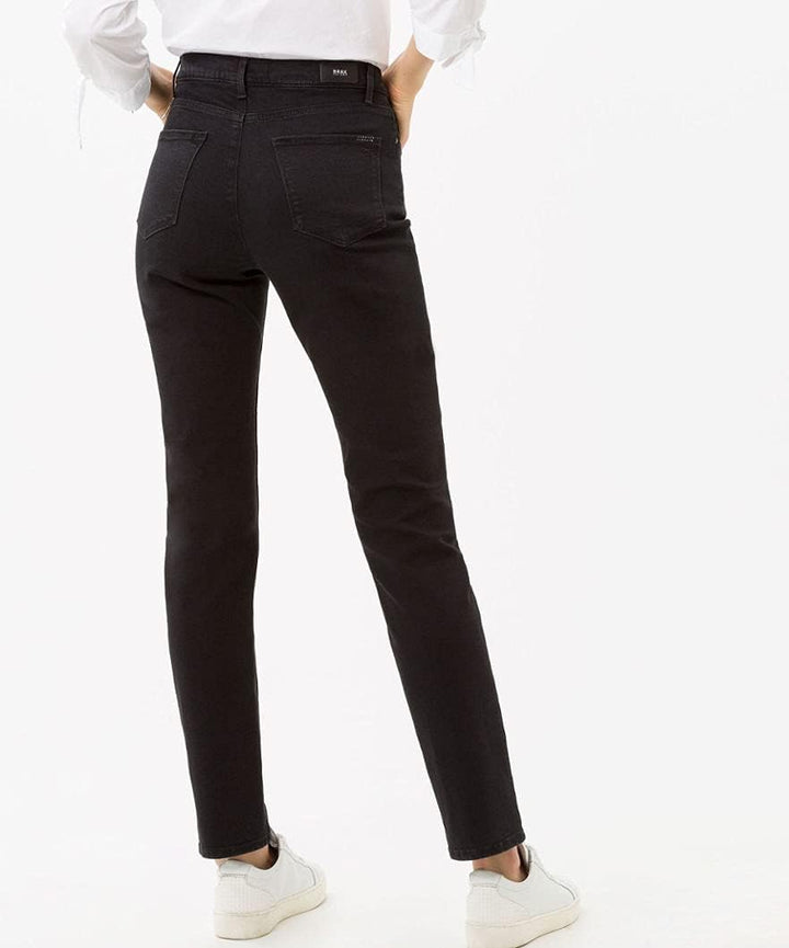 BRAX Damen Style Mary Soft Denim Stretch Jeans 26W / 30L Clean Black, 26W / 30L Clean Black