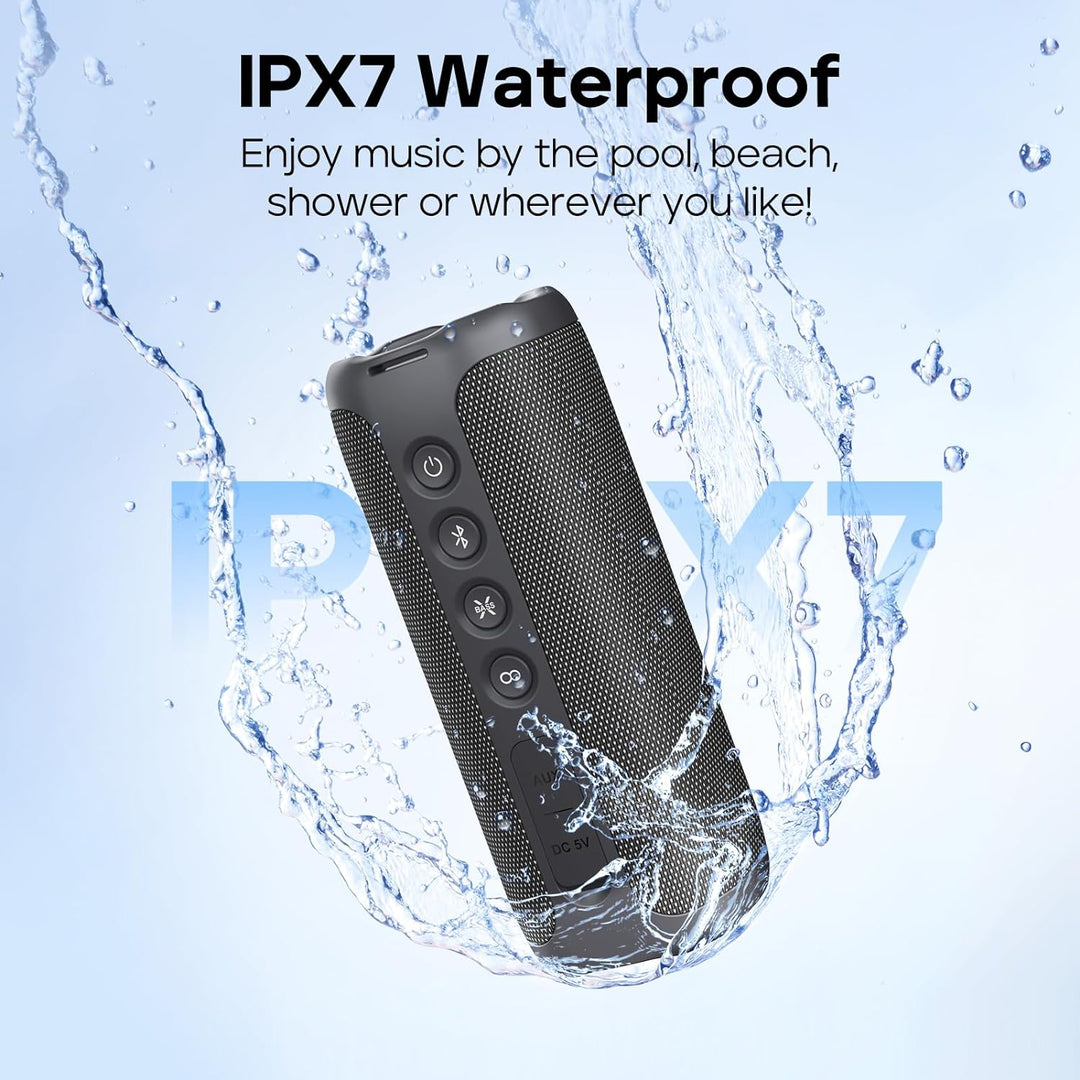 Tribit StormBox 2 Bluetooth-Lautsprecher mit 34W 360° Raumklang, XBass Tech, 24 Stunden Spielzeit, I