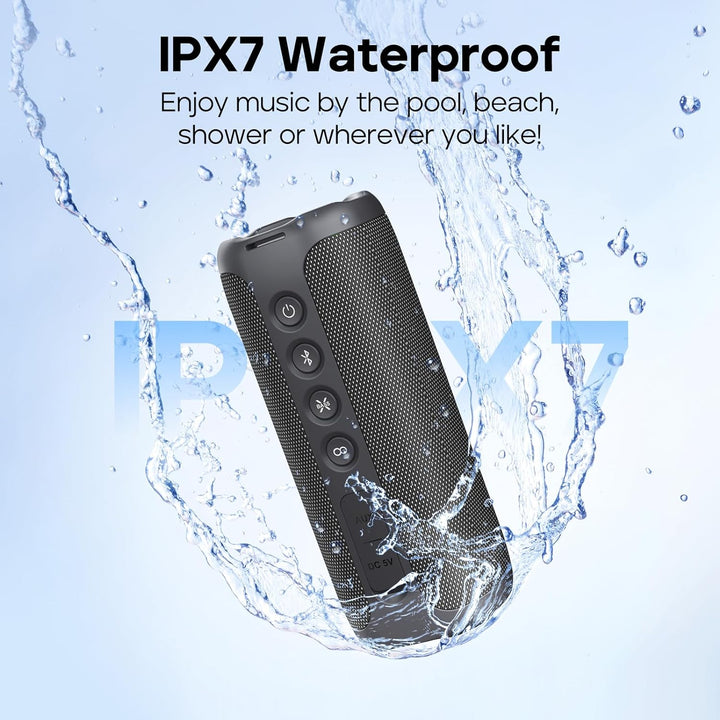 Tribit StormBox 2 Bluetooth-Lautsprecher mit 34W 360° Raumklang, XBass Tech, 24 Stunden Spielzeit, I
