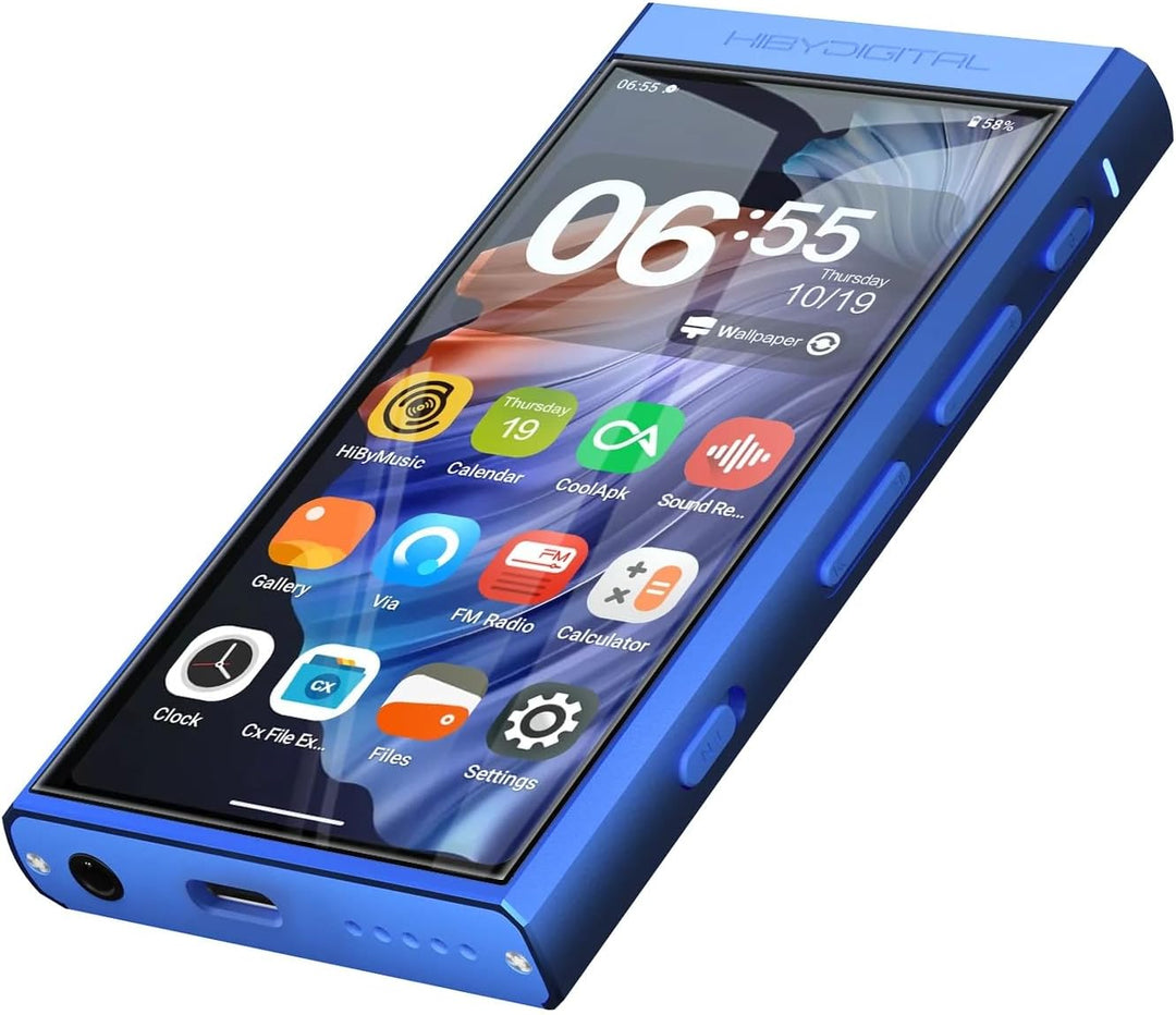 HiBy Digital M300 Digitaler Audio-Player mit integriertem Lautsprecher, Android 13 OS, Bluetooth, WL