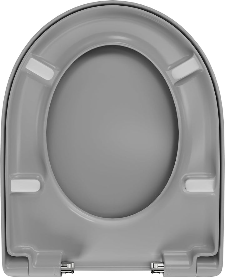 LUVETT® WC-Sitz mit Absenkautomatik D140 D-Form Soft Close® & TakeOff EasyClean Abnahme, hygienisch