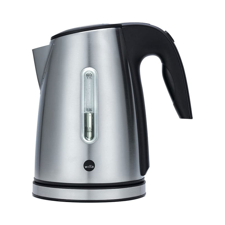 Wilfa RAPIDS Wasserkocher – 1,7 Liter – 2000 Watt – aussenliegende Wasserstandsanzeige, silber, WK3S