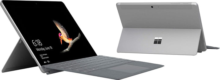 Microsoft Surface Go Type Cover für Handy, Platinum, QWERTY, Cover Port, Tastaturen für Mobiltelefon