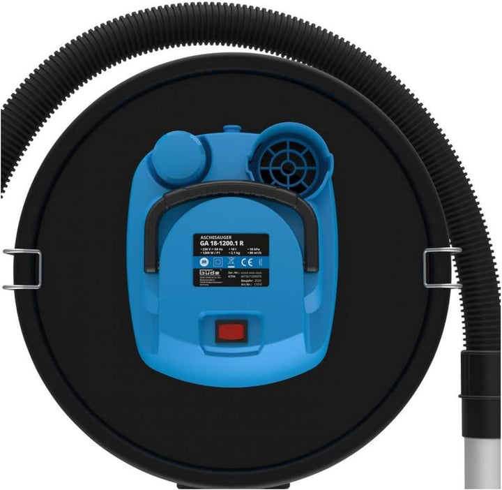 Güde 17010 GA 18-1200.1 Aschesauger, 18 Liter Behältervolumen, schwarz