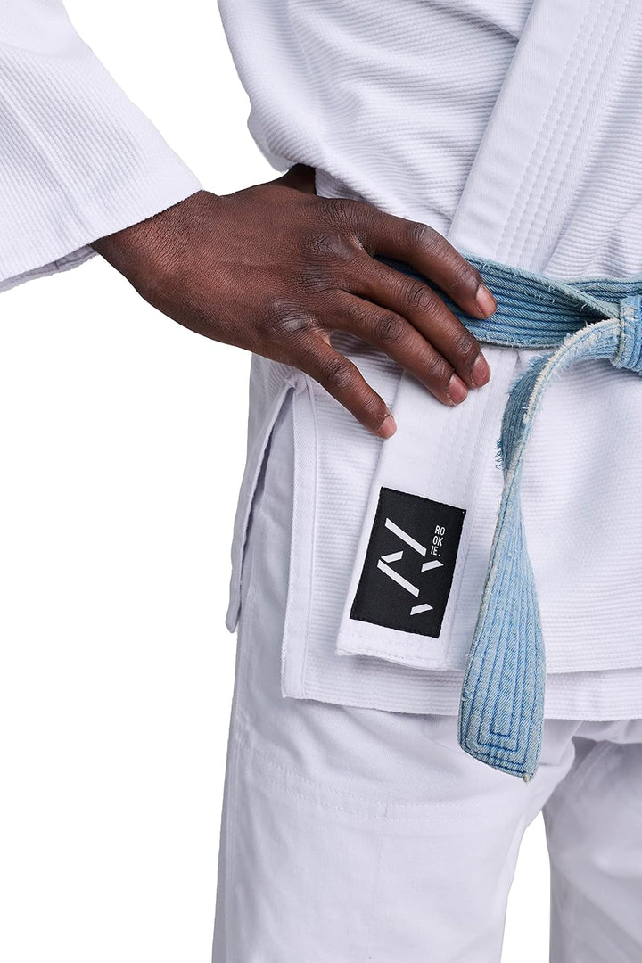 IPPONGEAR BJJ Brazilian Jiu Jitsu Einsteiger Anzug inkl weissem Gürtel [Pearl-Weave Material I 350gr