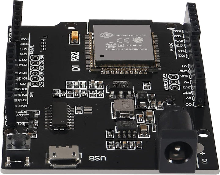 ALMOCN 2 x ESP32 Wemos WiFi Wireless Bluetooth Entwicklungsboard CH340 4M Blitz mit Micro-USB für Ar