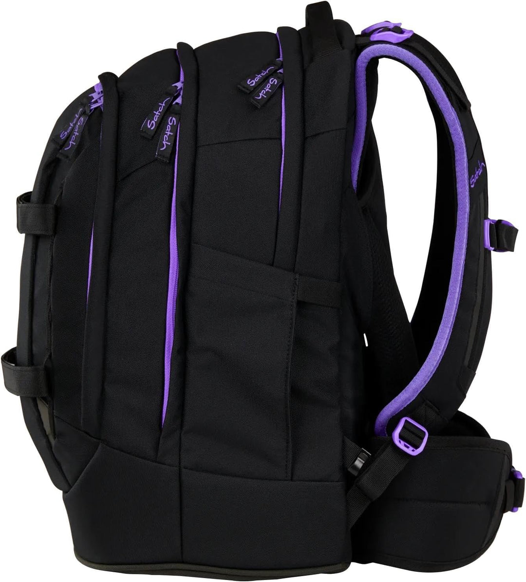 Satch Pack ab 5. Klasse ergonomisch 30L Stauraum standfest Organisationstalent Einheitsgrösse Purple