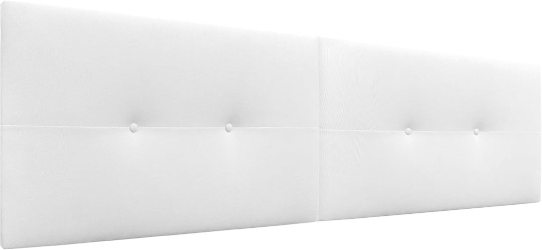 DHOME Kunstleder oder Stoff Kopfteil Acualine Pro DUAL geteilt in 2 Teile High-End gepolstertes Kopf