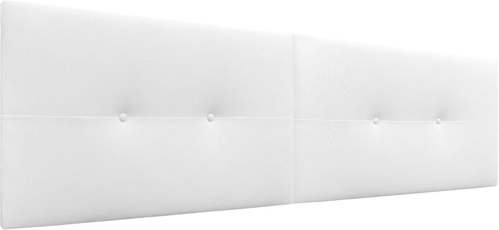 DHOME Kunstleder oder Stoff Kopfteil Acualine Pro DUAL geteilt in 2 Teile High-End gepolstertes Kopf