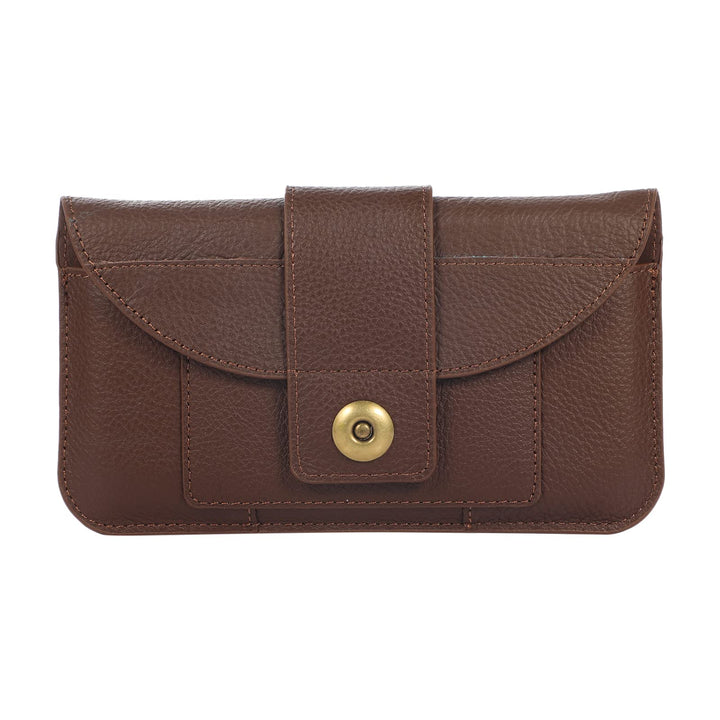 DYIGO Horizontale Gürteltasche aus echtem Leder für Herren, Kupplung für iPhone 13/14/15/16/17/Pro/P