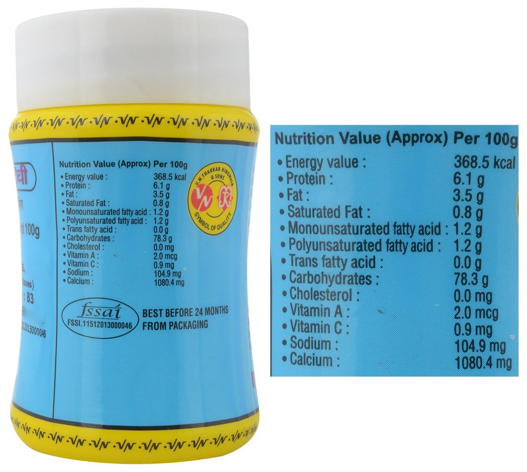 Kajal Aasafoetida Vandevi Hing-Pulver Teufeldreck 2x100g – Indischer Geschmack für Currys, Chutneys