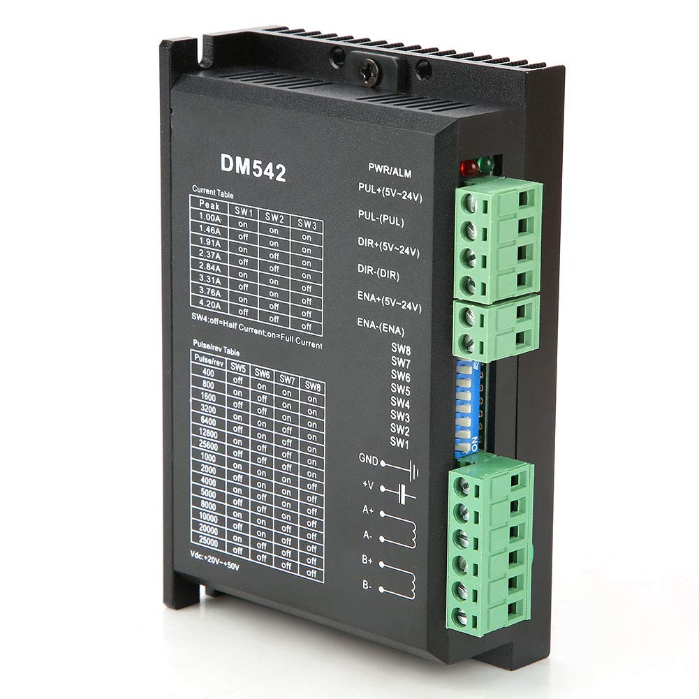 Stepper Treiber, Dm542 2 Phasen Schrittmotortreiber Dc 18-48v 57/86 Stepper Motor Driver Peak 4.2a
