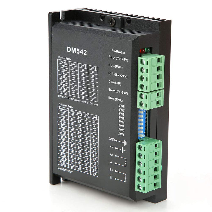 Stepper Treiber, Dm542 2 Phasen Schrittmotortreiber Dc 18-48v 57/86 Stepper Motor Driver Peak 4.2a