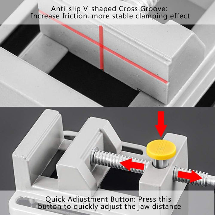 Mini Flat Clamp Tisch Aluminiumlegierung Schnellspanner Kiefer Bank Vice DIY Gravur Carving Tool