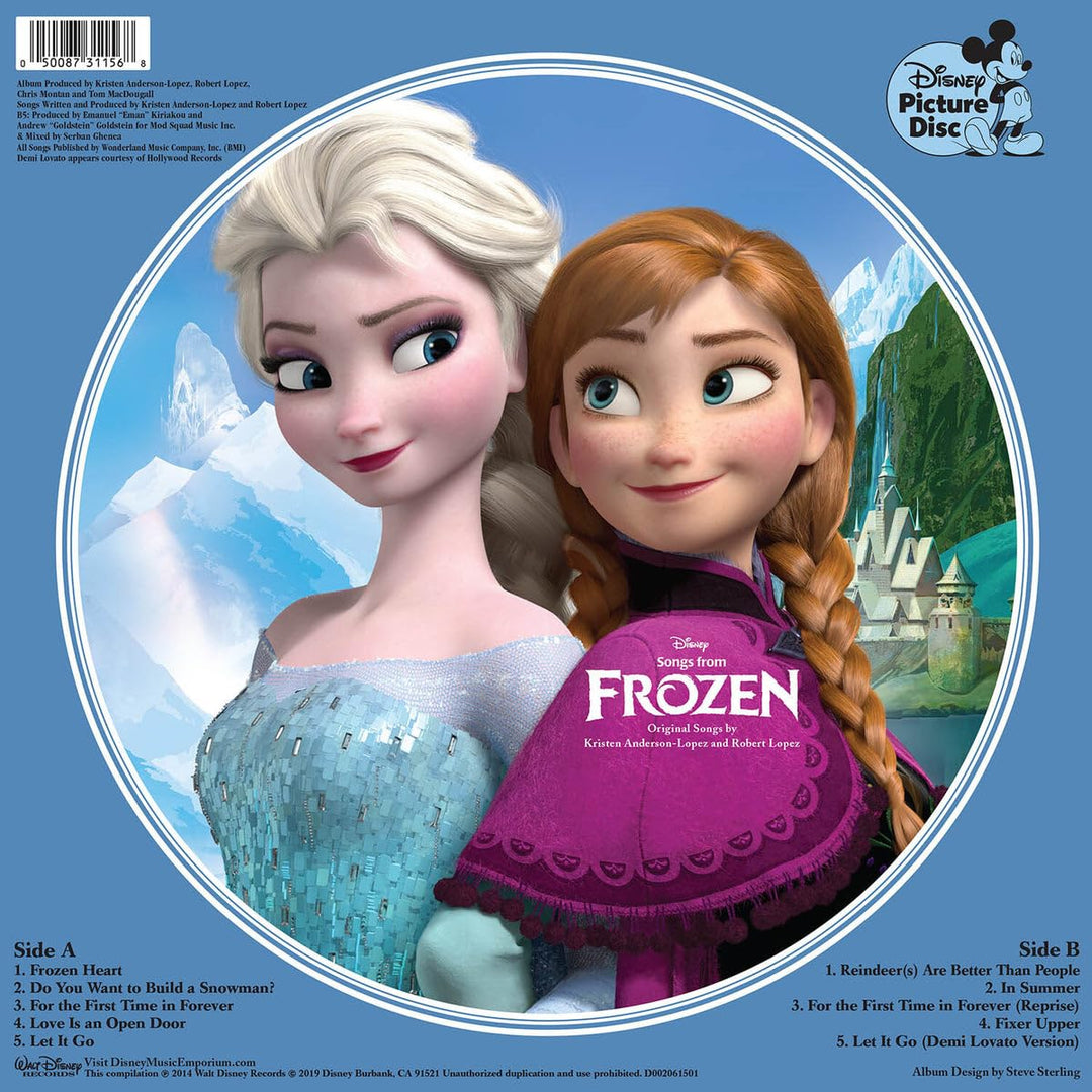 Songs From Frozen (Eiskönigin), engl., Pict. Disc, Vinyl