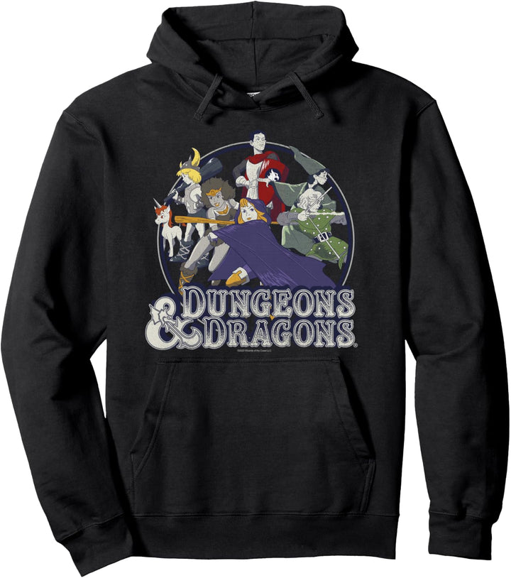 Dungeons &amp; Dragons Group Shot Badge Pullover Hoodie