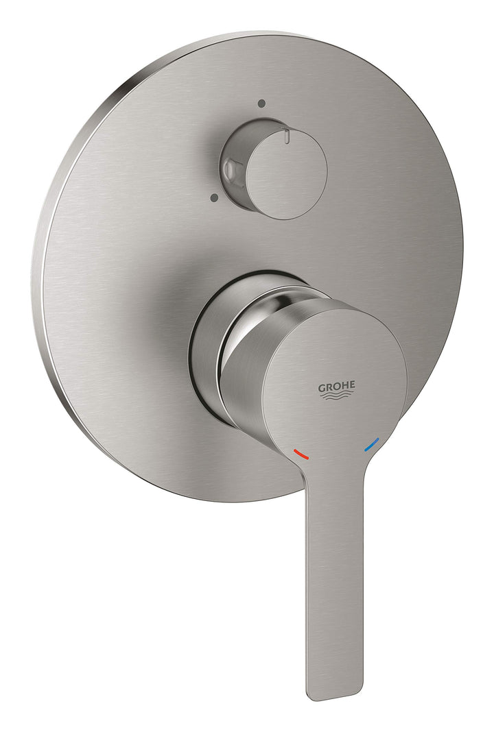 GROHE Lineare | Einhandbatterie mit 3-Wege Umstellung | supersteel | 24095DC1