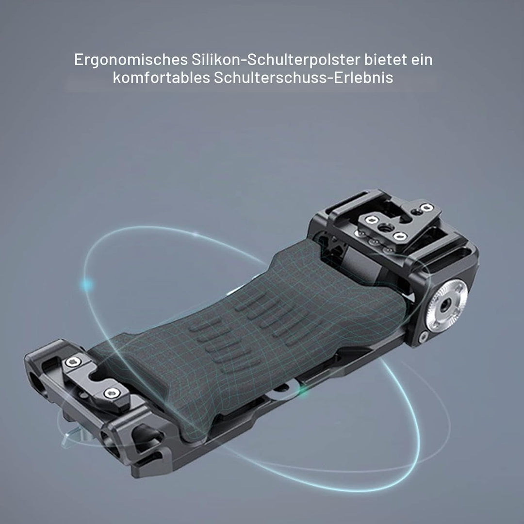 SMALLRIG Schulterplatte mit Schnellverschluss für Sony VCT-14 Stativadapter mit eingebauter Rosetten