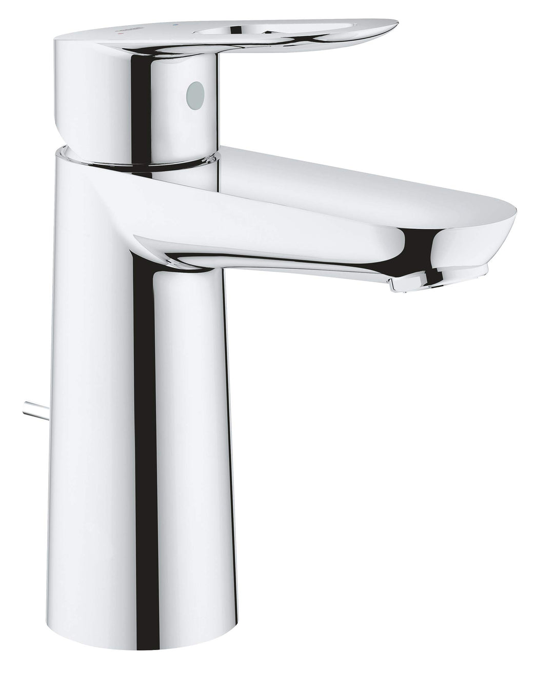 GROHE BauLoop, Waschtischarmatur, wassersparend (Wasserhahn für das Bad, 17cm hoch, Badarmatur mit Z