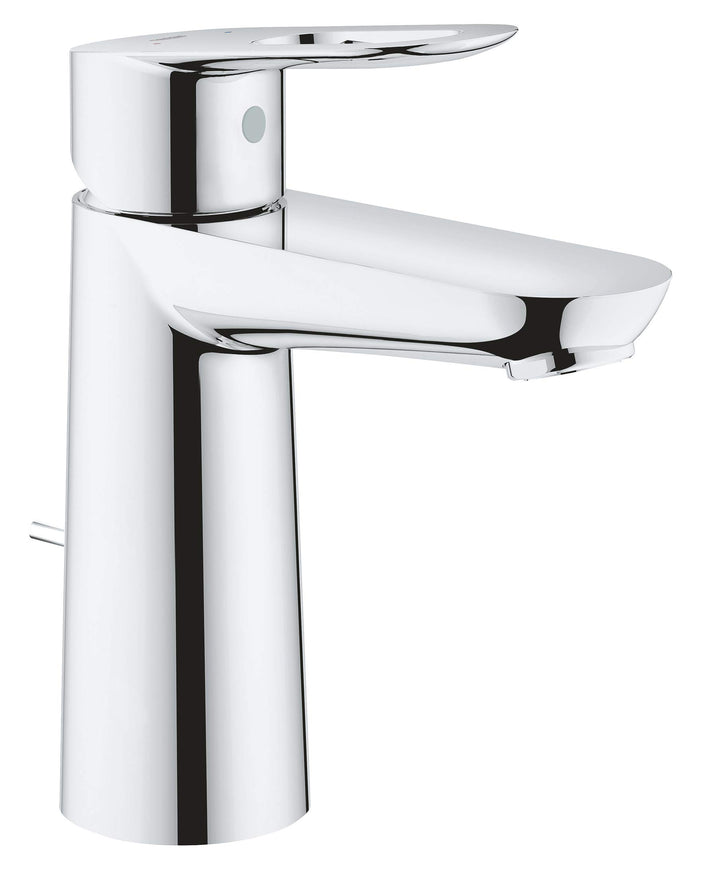 GROHE BauLoop, Waschtischarmatur, wassersparend (Wasserhahn für das Bad, 17cm hoch, Badarmatur mit Z