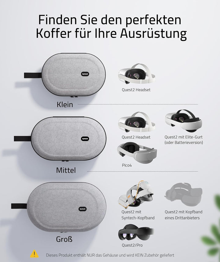 Syntech Tragetasche Kompatibel mit Oculus Quest 3, Quest2 Zubehör VR Headset mit Touch Controllern u