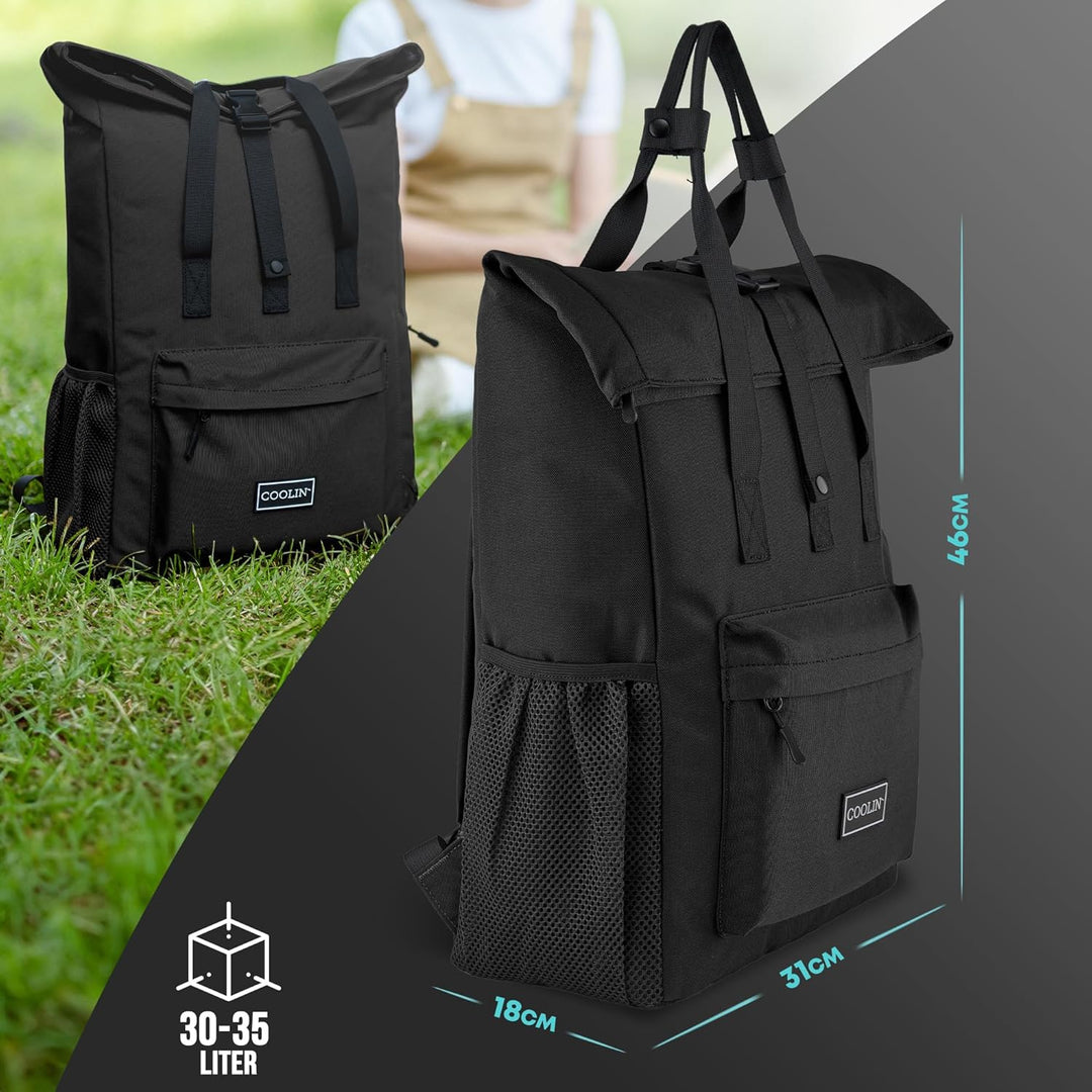 Coolin' Kühlrucksack 30L | Rucksack mit Kühlfach für Bier, Picknick, Getränke & Co | Kühltasche als