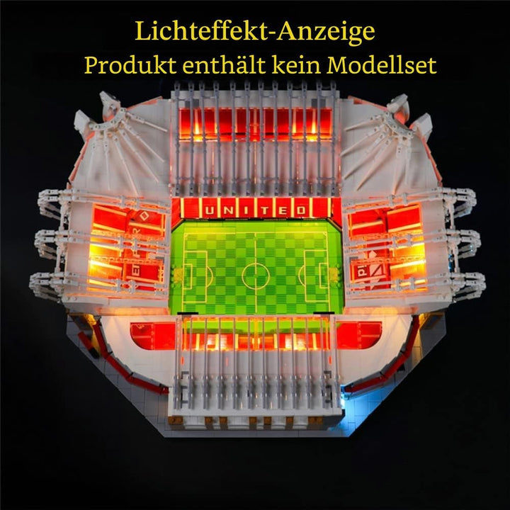 GEAMENT LED Licht-Set Kompatibel mit Lego Old Trafford Manchester United - Beleuchtungsset für Creat