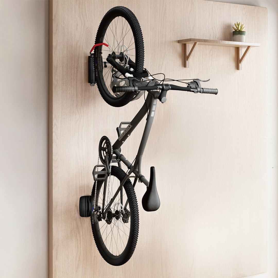 Maclean Fahrrad-Wandhalterung Vertikaler Wandfahrradträger Fahrradwandhalterung Fahrradhalter max. B
