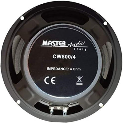 1 WOOFER MASTER AUDIO CW800/4 CW 800/4 Lautsprecher 20,00 cm 200 mm 8" 150 watt rms und 300 watt max