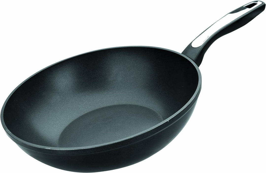 IBILI Wok INDUPLUS 28 CMS, Stainless Steel, schwarz, 28 cm