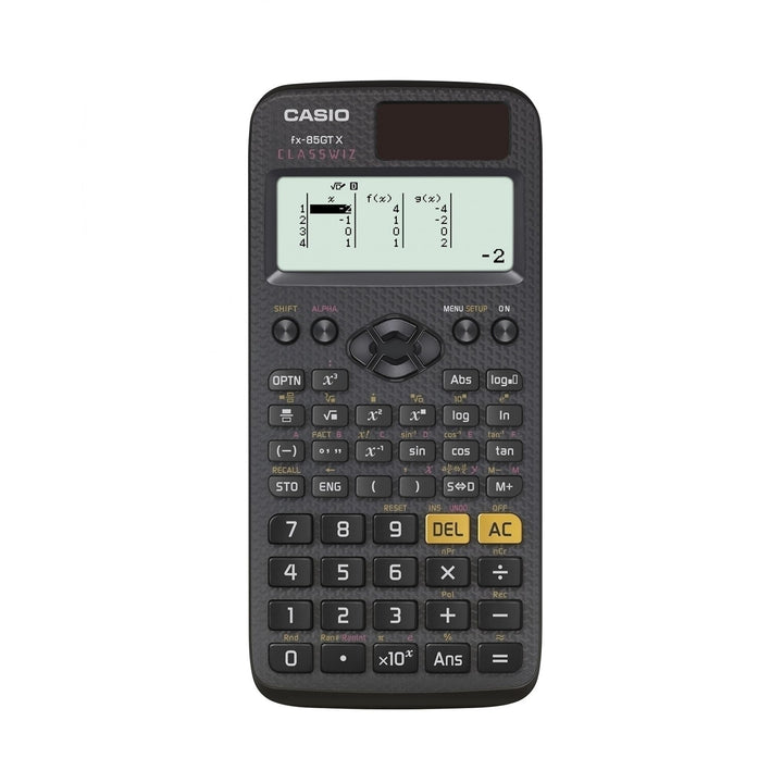 Casio fx-85GT X Taschenrechner Schwarz, Taschenrechner Schwarz