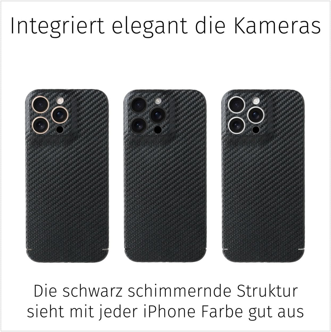 FILONO Carbon Hülle iPhone 13 Pro kompatibel mit MagSafe, ultradünn iPhone 13 Pro CARBON Case MS, iP