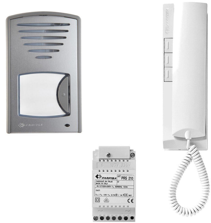 ROCOM 1CKDS Türsprechanlage Einfamilienhaus adernsparende 2 Drahttechnik, 10 W, 240 V