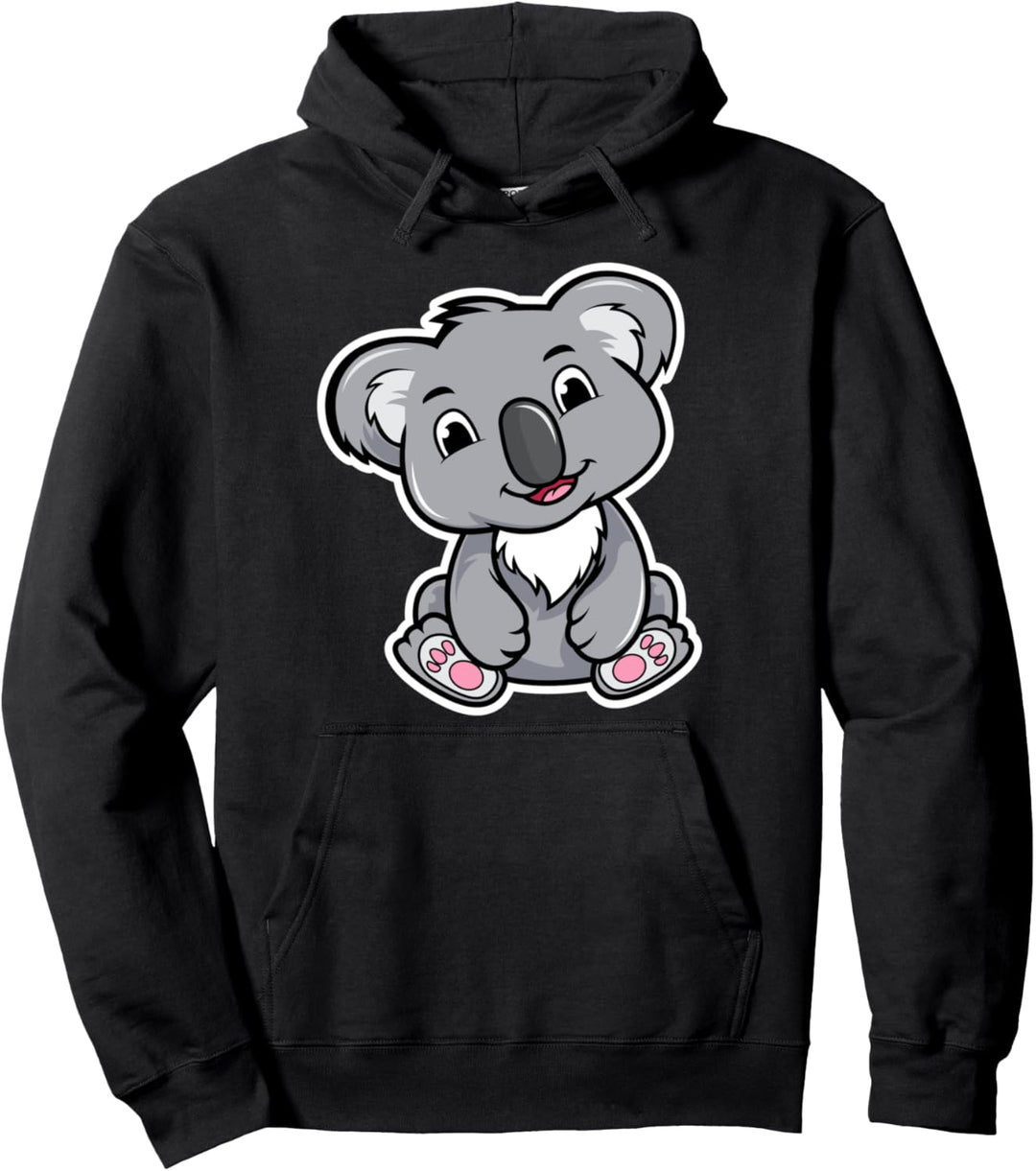 Cute Koala Bear Cartoon Animal Pullover Hoodie
