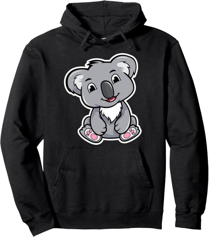 Cute Koala Bear Cartoon Animal Pullover Hoodie