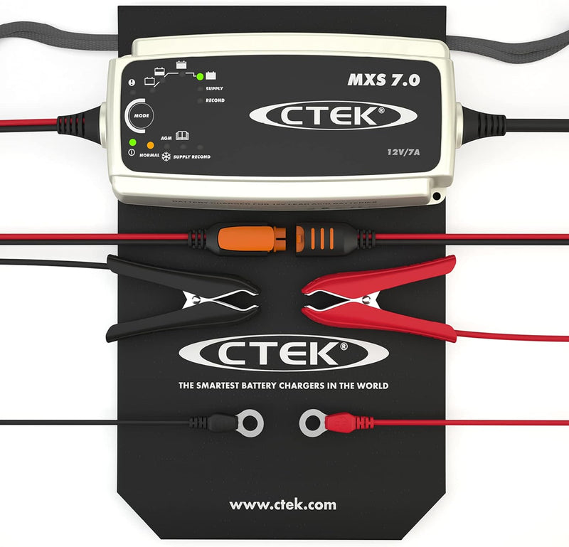 CTEK MXS 7.0, Batterieladegerät 12V Für Grössere Fahrzeugbatterien, Batterieladegerät Boot, LKW, Woh