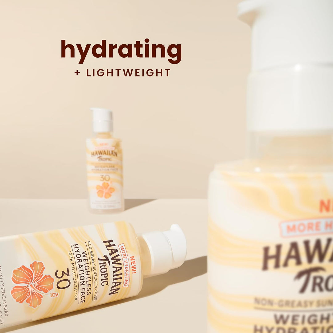 Hawaiian Tropic Silk Hydration Weightless Face Lotion LSF 30, 48 ml