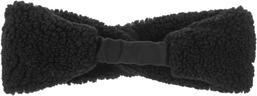 Seeberger Teddy Fur Stirnband Headband Ohrenschutz Ohrenwärmer 1 stück (1er Pack) Schwarz, 1 st&amp;
