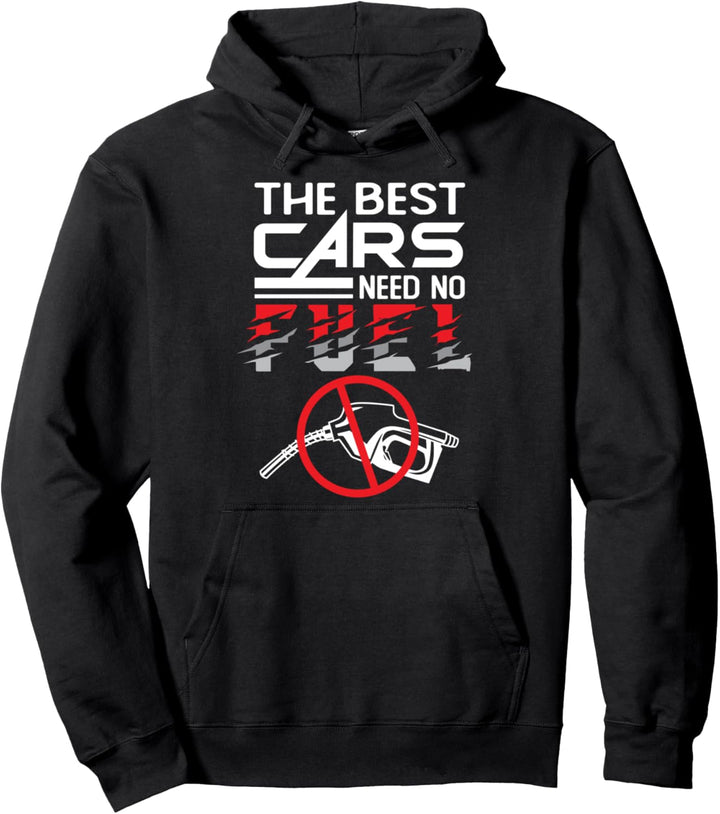 E-Auto Elektroauto Spruch rEVolution EV Strom Auto Pullover Hoodie