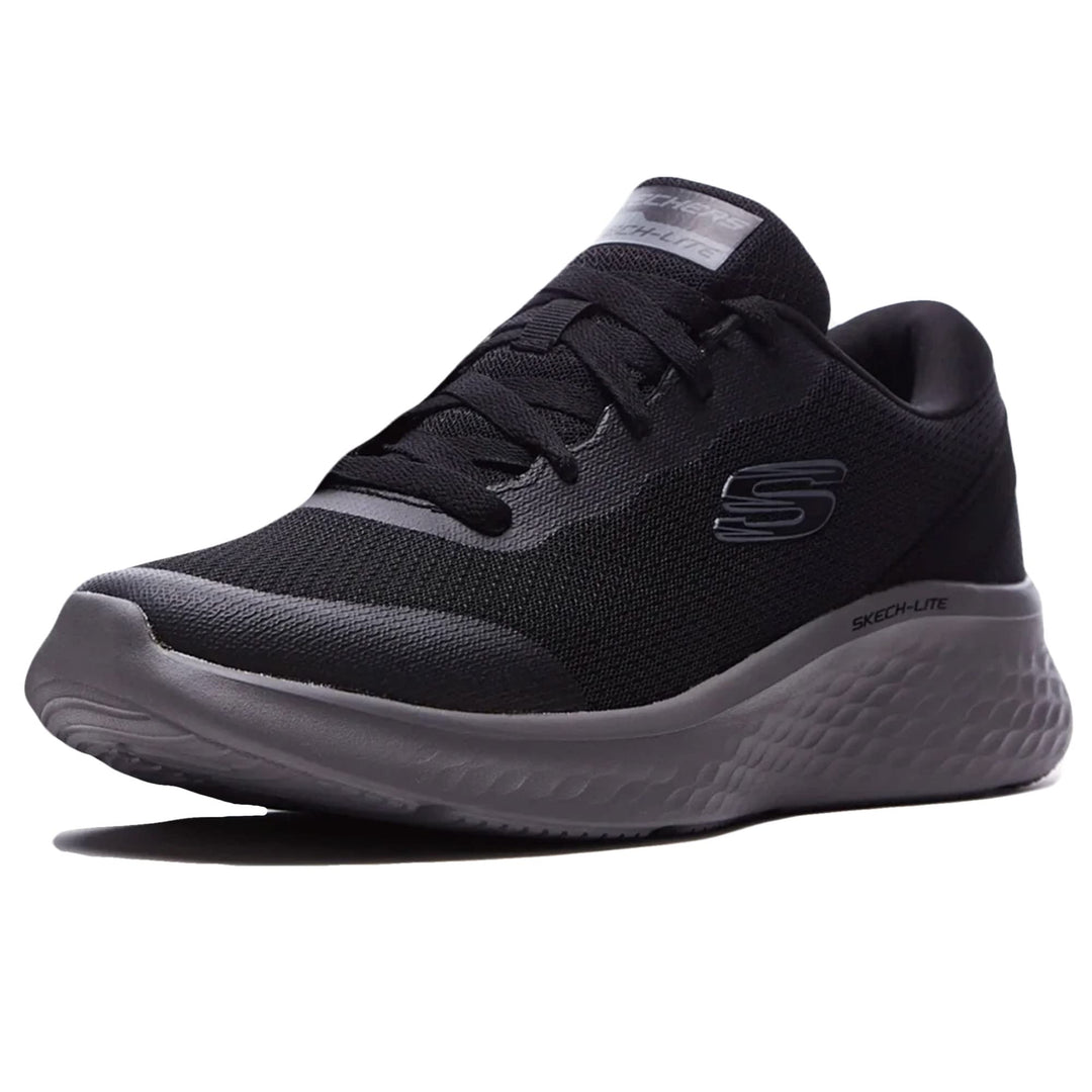 Skechers Skech-Lite Pro Clear Rush Sneaker für Herren, weiss 41 EU Black Mesh Duraleather Trim, 41 E