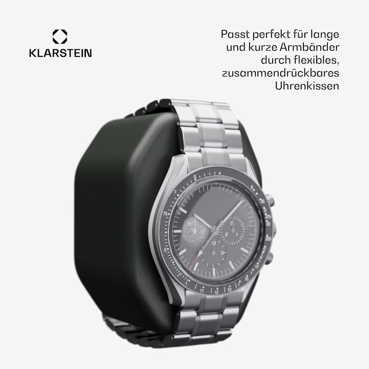 Klarstein Uhrenbeweger für Automatikuhren, Automatik-Uhrenbeweger für 3 Uhren mit Acryl-Tür, Automat