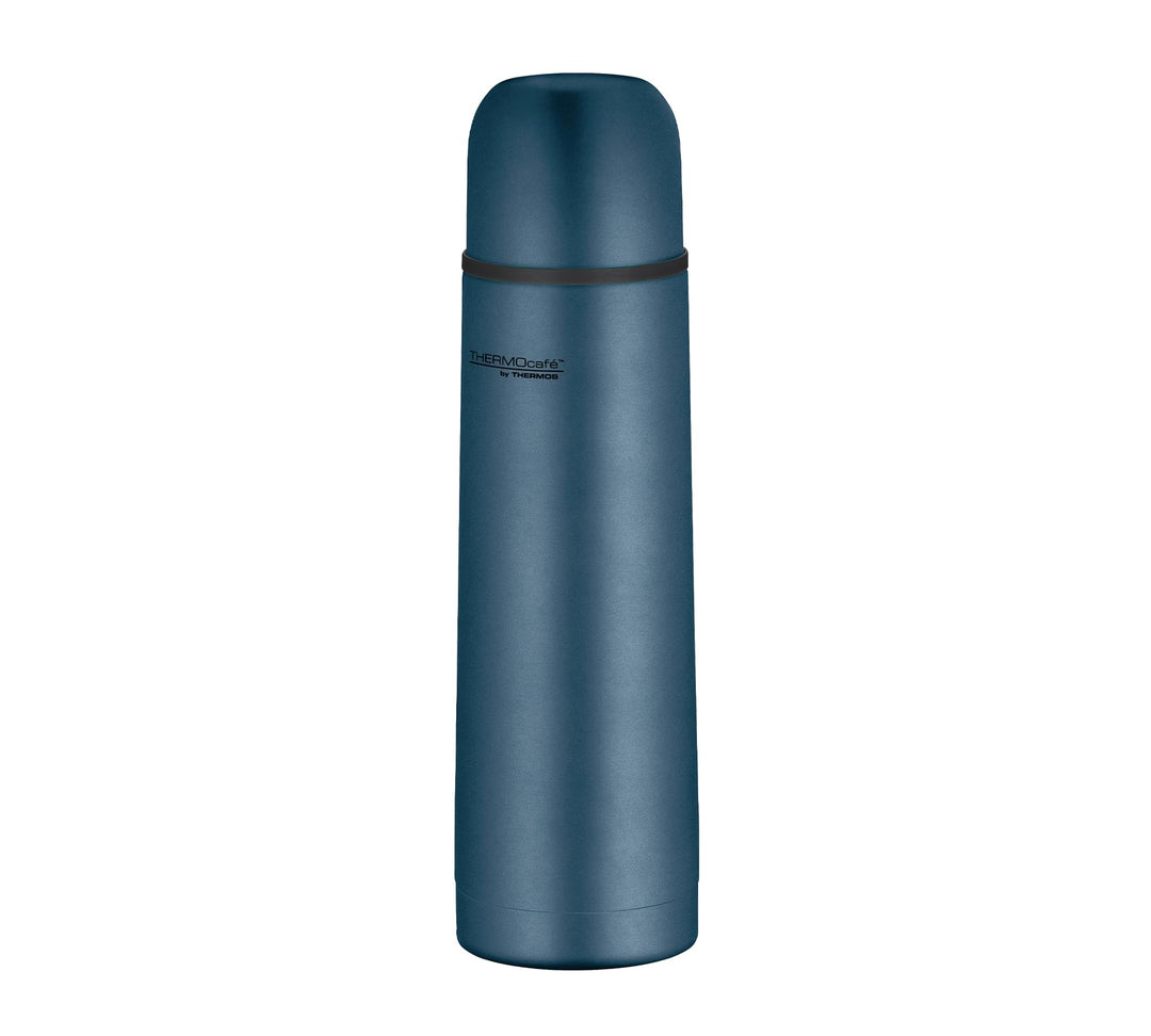 THERMOcafé by THERMOS TC BEVERAGE BOTTLE night blue mat 0,50l, Thermosflasche mit Becher aus Edelsta