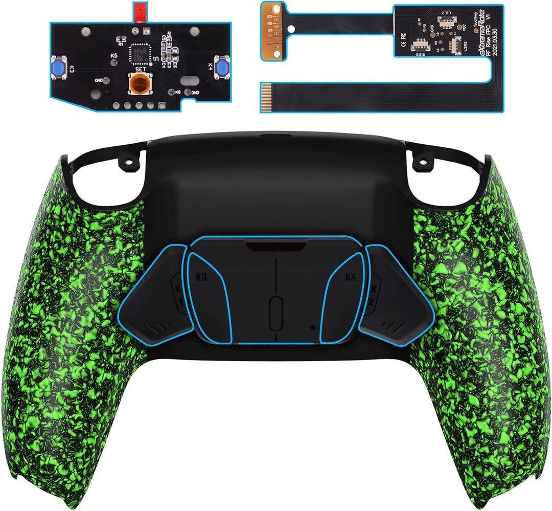 eXtremeRate Programmierbar RISE4 Remap Kit für ps5 Controller BDM-010/020,Remap Board&Rückplate Gehä