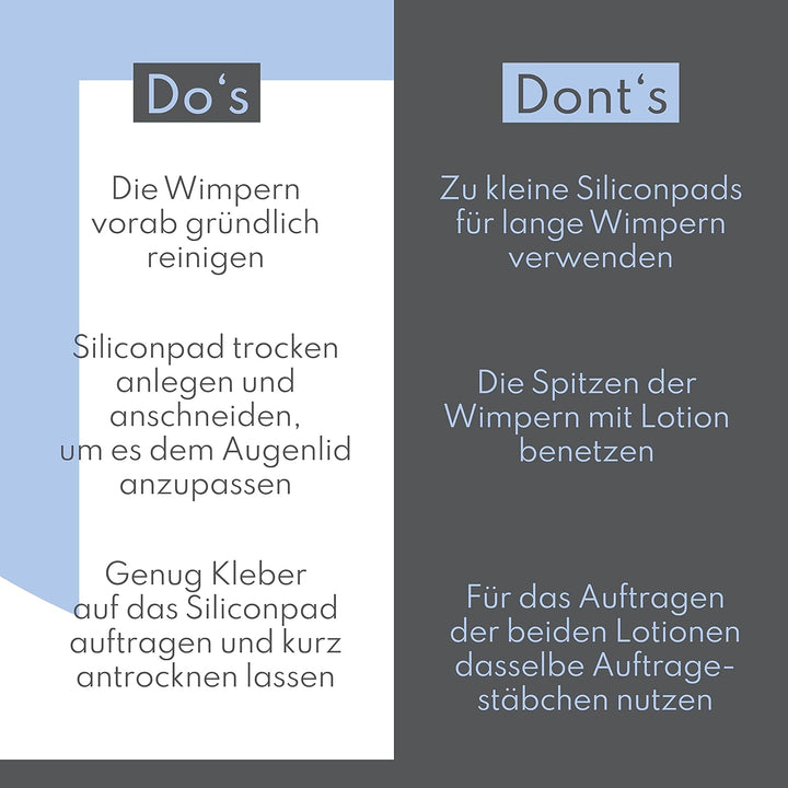 Augenmanufaktur Wimpernlifting Refillt Kit Fläschchen - professionell für lange voluminöse natürlich
