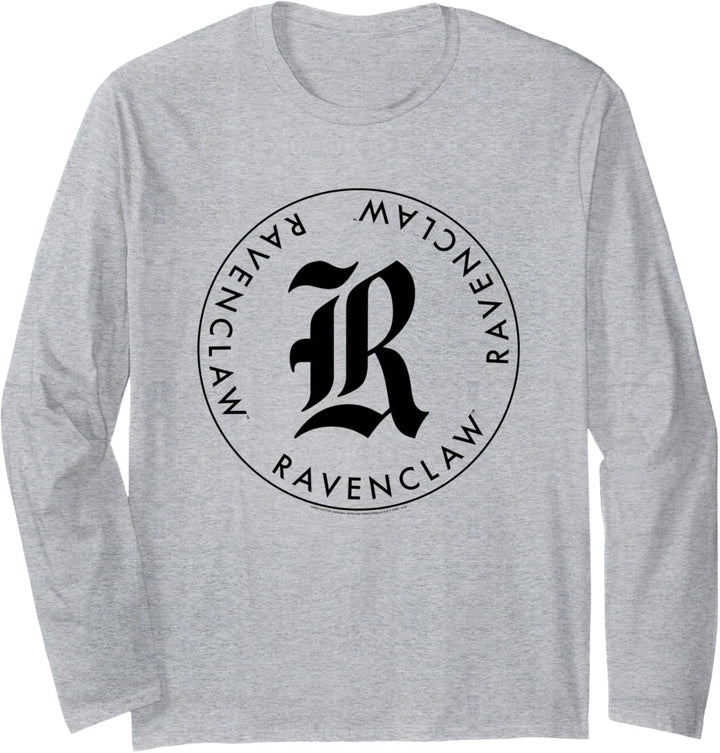 Harry Potter Ravenclaw Letter R Langarmshirt