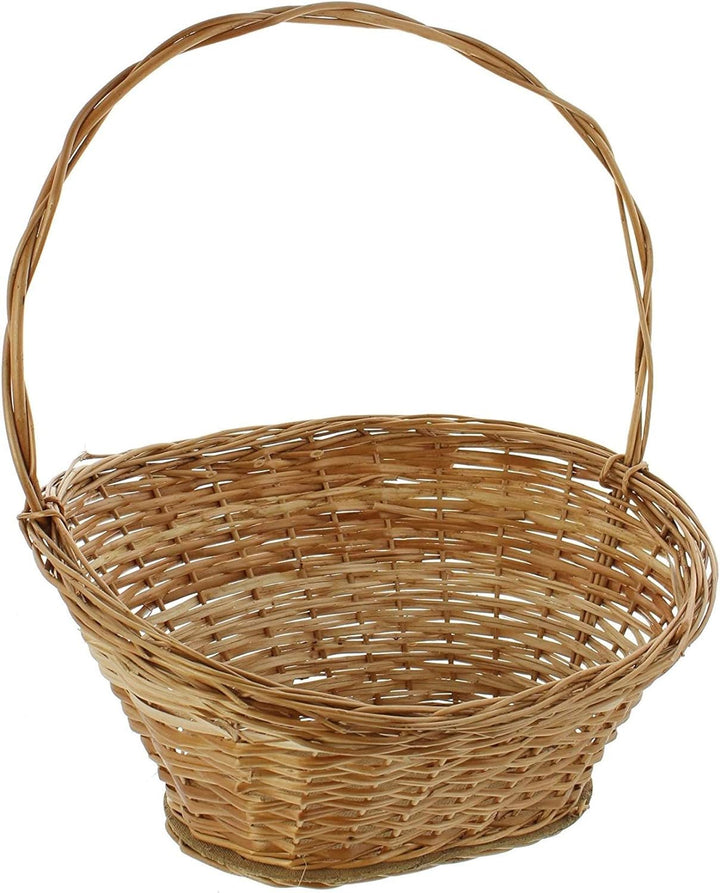 Präsentkorb "Natur" aus Weide in 3 Grössen, Geschenkkorb leer, Henkelkorb, Weidenkorb, Buffetkorb au