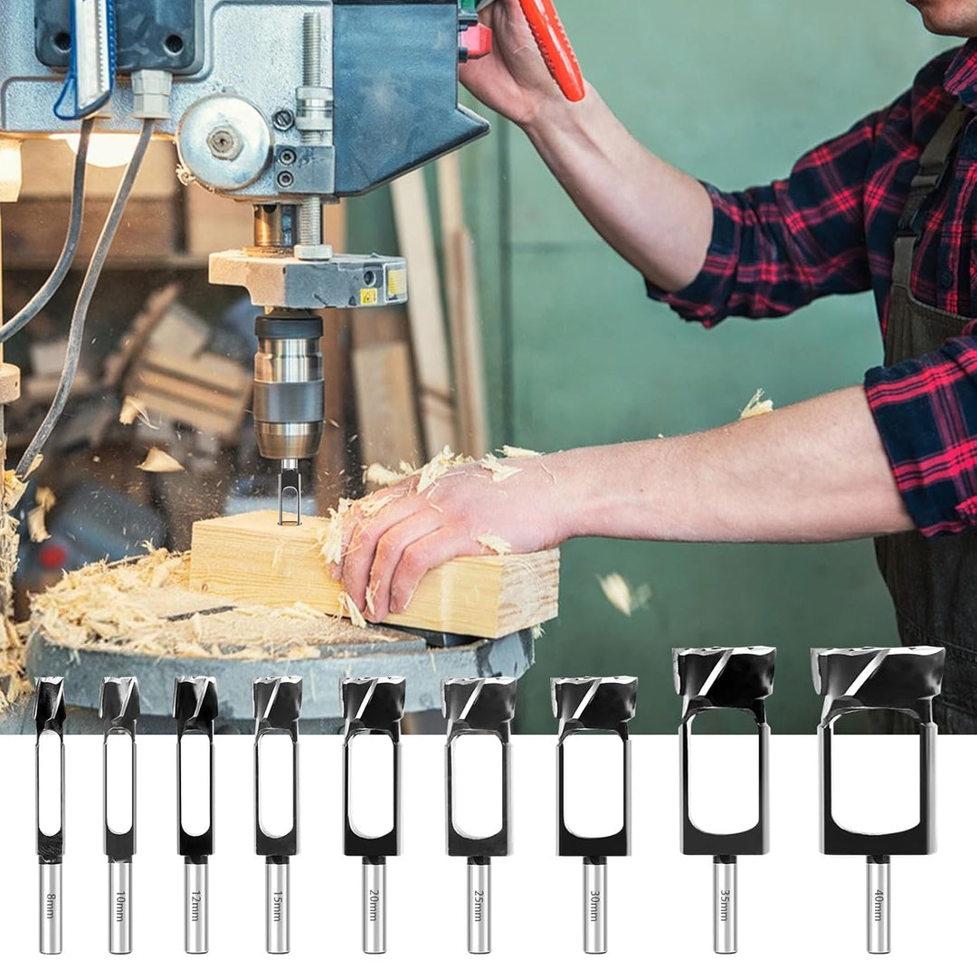 Tiefer Zapfenbohrer für Tischlerarbeiten, 8mm 10mm 12mm 15mm 20mm 25mm 30mm 35mm 40mm Holzdübellochs