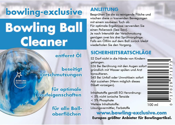 Set Shammy Grip Pad & Bowling-Exclusive 100 ml Bowling Ball Cleaner