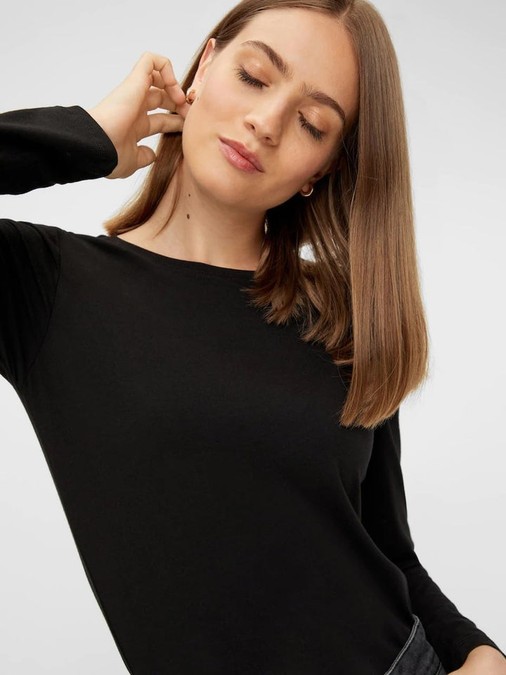 PIECES PCSIRENE LS Tee NOOS S 2x Schwarz, 1x Weiss, S 2x Schwarz, 1x Weiss