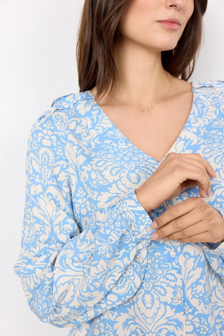 SOYACONCEPT Damen Blouse XS Blau, XS Blau
